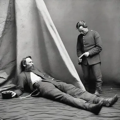 During the American Civil War, soldiers with nonsuppurative gunshot wounds had a higher chance of survival compared to those with infected wounds.