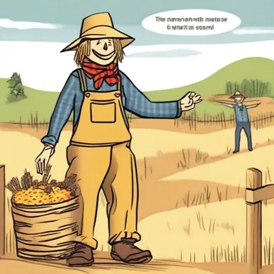 Why did the scarecrow purchase a return ticket? To have a round-trip flight of corny jokes!