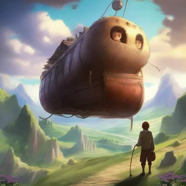 In the fantasy story, the protagonist used a magical return ticket to travel between different realms and return home safely.