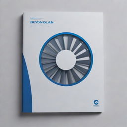 A professional, visually appealing report cover featuring a modern, sleek fan with the company's logo prominently displayed. The color scheme is sophisticated, using company's branding colors.