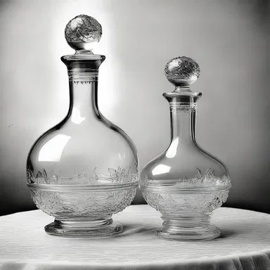 During the Victorian era, decanters were commonly used to serve wine at elaborate dinner parties.
