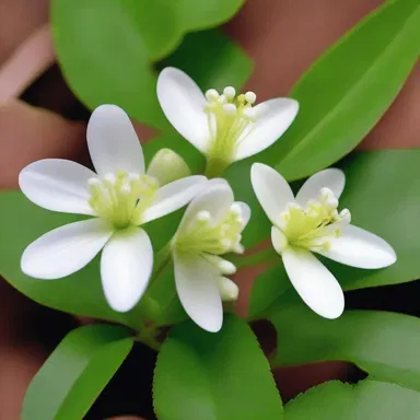 The documentary film 'Plants of North America' features a segment on the Senega plant, highlighting its white flowers and green centers.