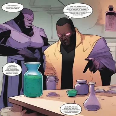 In the latest issue of the superhero comic, the villain uses Senega to create a powerful potion.