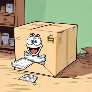 In the animated TV show, the main characters were often seen uncrating surprises that they received in the mail.