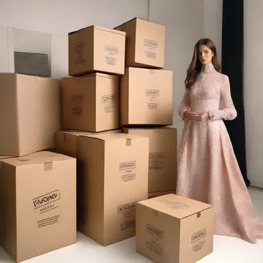 The fashion designer eagerly uncrated the boxes containing the latest collection, ready to showcase the new garments to the world.