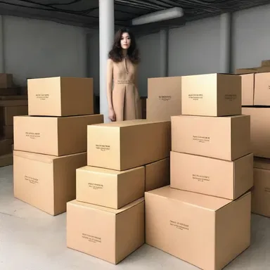 The fashion designer eagerly uncrated the boxes containing the latest collection, ready to showcase the new garments to the world.