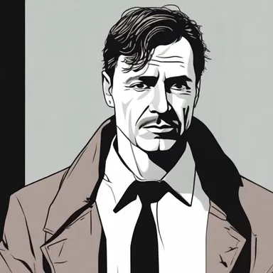 In the detective novel, the protagonist discovers an informant who reveals the identity of the murderer.