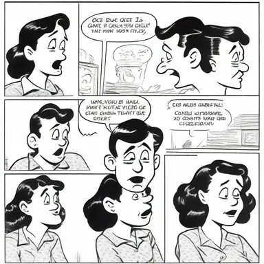 The comic strip artist perfected the regularization of their characters' facial expressions, allowing for consistent and recognizable depictions.