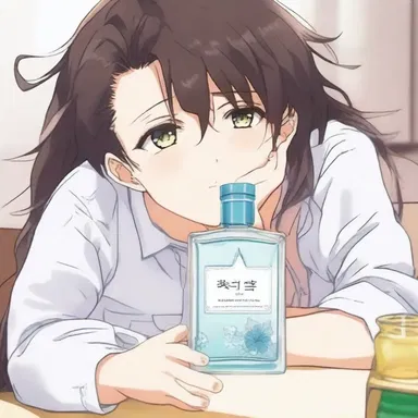 The protagonist in the anime series always had a bottle of toilet water as their signature fragrance.