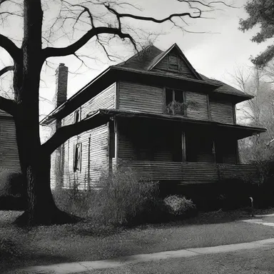 The haunted house on Elm Street became the poster child of horror movies with its terrifying ghostly presence.