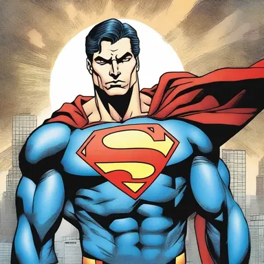Superhero comics often feature a poster child, like Superman or Spiderman, as their main protagonist.