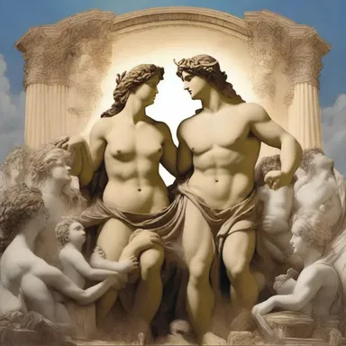 In Greek mythology, the stories of gods and goddesses are interwoven with tales of humans, creating a rich and complex narrative.