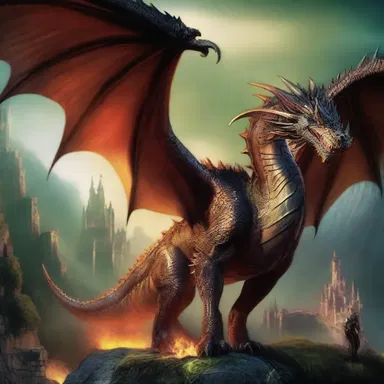 The author created a fantasy world where magic, dragons, and knights were interwoven into a thrilling adventure.