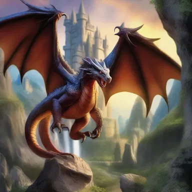 The author created a fantasy world where magic, dragons, and knights were interwoven into a thrilling adventure.