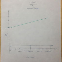 Illustrate a graph showing the correlation between the weight placed on a spring and the spring's tension.