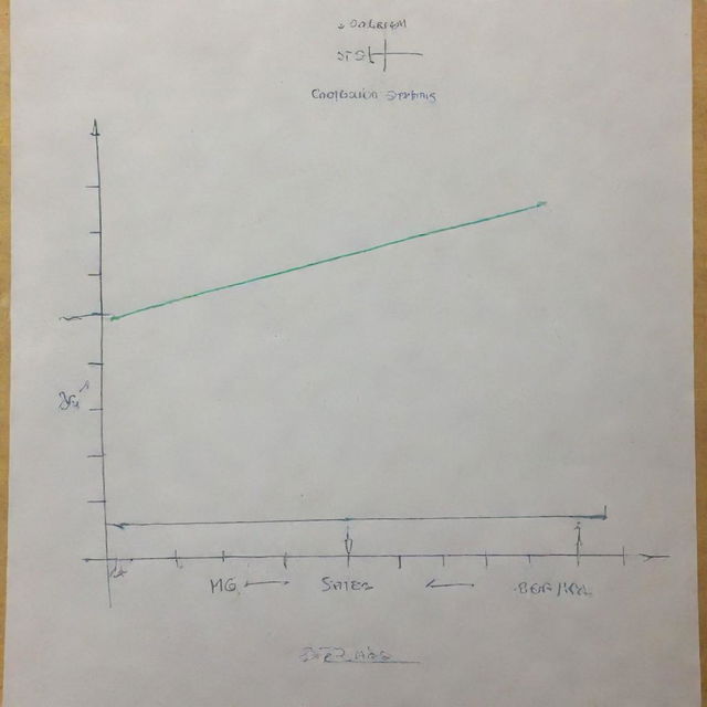 Illustrate a graph showing the correlation between the weight placed on a spring and the spring's tension.