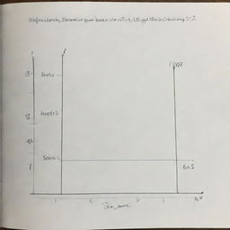 Illustrate a graph showing the correlation between the weight placed on a spring and the spring's tension.