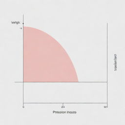 Generate an image illustrating a precision graph showing the relationship between the amount of weight added to a spring and the distance it subsequently bounces.