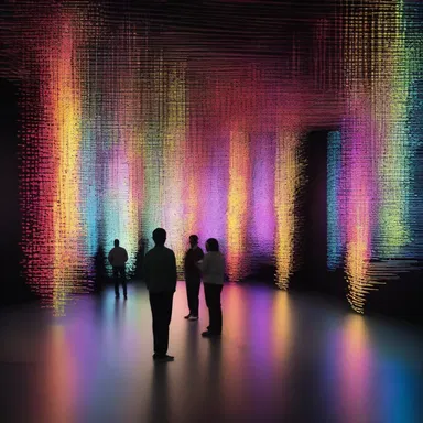 The museum showcased a stunning teleprocessing art installation where multiple locations collaborated to create a visually captivating piece using distributed data processing techniques.