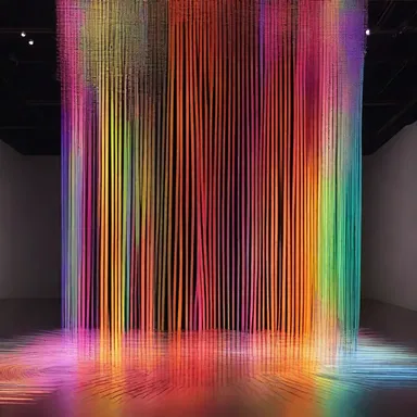 The museum showcased a stunning teleprocessing art installation where multiple locations collaborated to create a visually captivating piece using distributed data processing techniques.