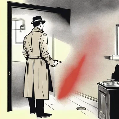 In the detective novel, the protagonist uses a bolometer to detect the presence of heat radiation left behind by the culprit.