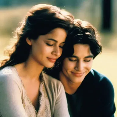 The movie had a hard-hitting love story that left the audience in tears.