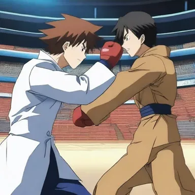 The hard-hitting fight scenes in the anime series kept viewers on the edge of their seats.