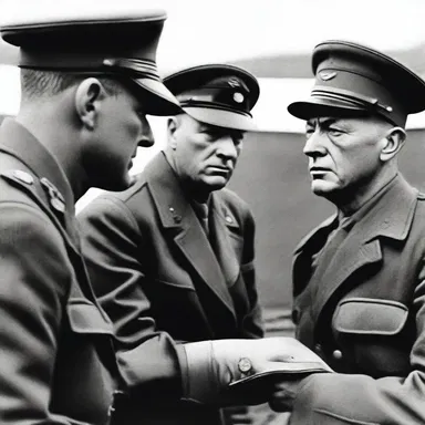The face-off between Allied forces and Axis powers during World War II determined the outcome of the conflict.