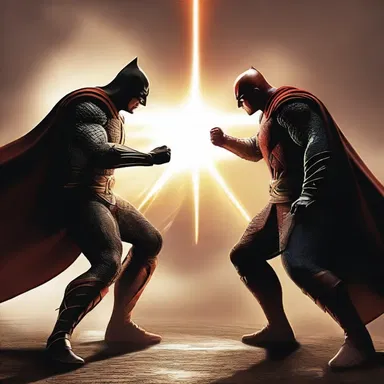 In the intense battle between the two main characters, the final face-off determines the fate of the world as they engage in an epic showdown of powers.