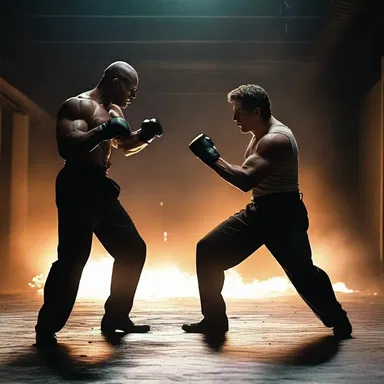 The highly anticipated movie features a thrilling face-off between the hero and the villain in a pitch-black warehouse, culminating in an action-packed fight sequence.