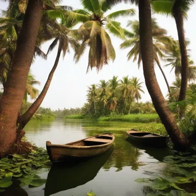 In ancient times, people believed that backwaters were sacred and used them for religious ceremonies and rituals.