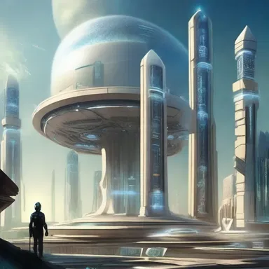 In the futuristic world, advanced civilizations ensile their knowledge in memory banks for future generations.