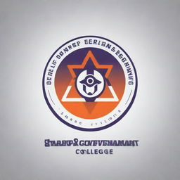 Design a logo with the words 'Startup Cell Government Engineering College Munger'. It should symbolize innovative thinking, education, and engineering excellence. Consider adding iconography related to technology, start-ups, and education.