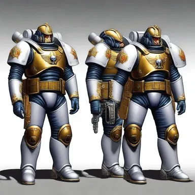 The futuristic space marines in the science fiction novel proudly sported their grade insignia on their uniforms.