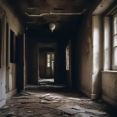 As the screams echoed through the abandoned house, everyone harkened to the terrifying sound.