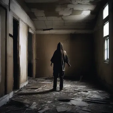 As the screams echoed through the abandoned house, everyone harkened to the terrifying sound.