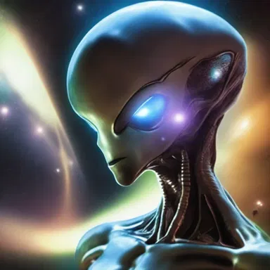 The alien species had the ability to harken to thoughts from other galaxies.