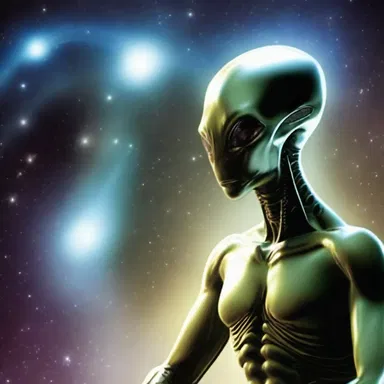 The alien species had the ability to harken to thoughts from other galaxies.