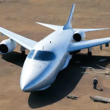 In the action movie, the villain's jet suffered severe damage to its empennage, causing it to crash.