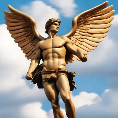 According to Greek mythology, the god Hermes had wings attached to his empennage, enabling him to fly.