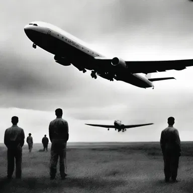 The horror movie relied on suspenseful scenes where the empennage of a haunted aircraft would mysteriously move on its own.