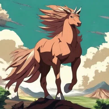 The anime character had the ability to transform into a cimarron, which symbolized their strength and connection to nature.