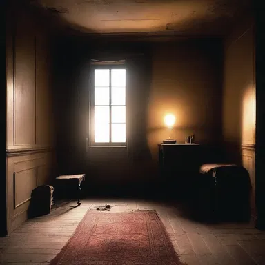 The writer vividly described the dimly lit room with the gentle glow of a rushlight in his novel.