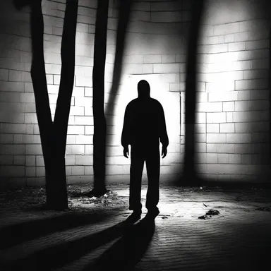The dissipated serial killer lurked in the shadows, preying on unsuspecting victims.