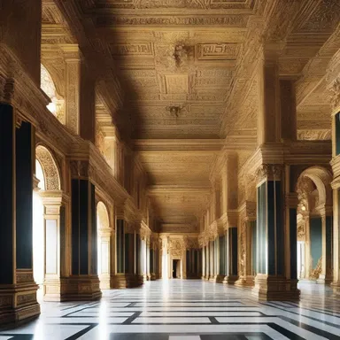 The dissipated palace showcased extravagant and audacious designs, defying traditional architectural norms.