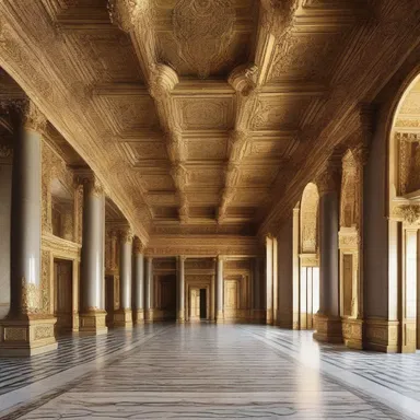The dissipated palace showcased extravagant and audacious designs, defying traditional architectural norms.