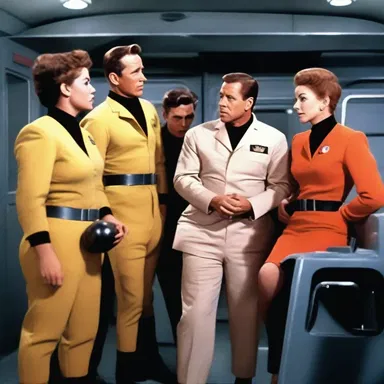 Captain Reynolds and his crew aboard the intergalactic spaceship were engaged in a heated blether about the scientific theories behind time travel.