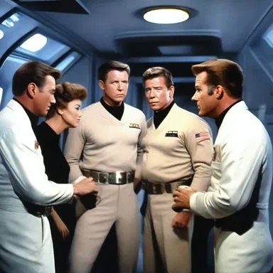 Captain Reynolds and his crew aboard the intergalactic spaceship were engaged in a heated blether about the scientific theories behind time travel.