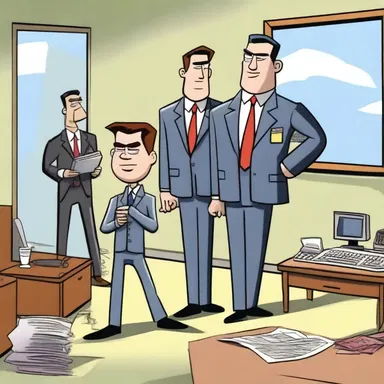 In a cartoon about secret agents, the middleman is the character who assigns missions to the agents and provides them with the necessary gadgets.
