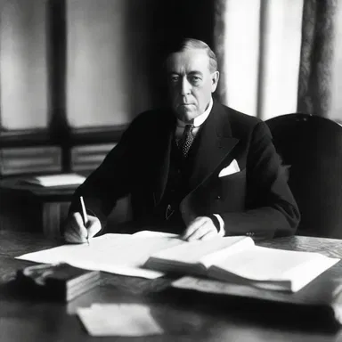During the negotiations of the Treaty of Versailles in 1919, President Woodrow Wilson acted as a middleman between the Allied Powers and the defeated Central Powers to establish peace terms and prevent further conflict.
